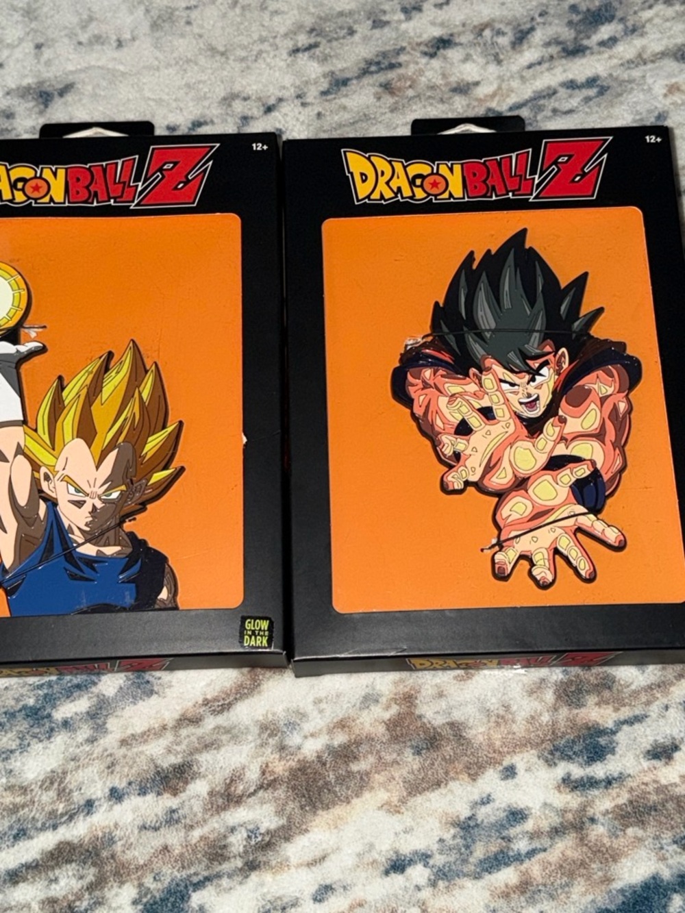 Dragon Ball Z glow-in-the-dark enamel pins